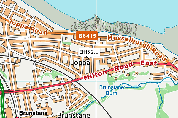 EH15 2JU map - OS VectorMap District (Ordnance Survey) EH15 2JU map - OS VectorMap District (Ordnance Survey)