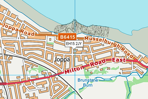EH15 2JY map - OS VectorMap District (Ordnance Survey)