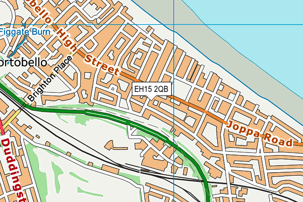 EH15 2QB map - OS VectorMap District (Ordnance Survey) EH15 2QB map - OS VectorMap District (Ordnance Survey)