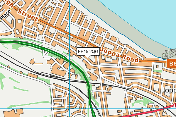 EH15 2QG map - OS VectorMap District (Ordnance Survey)