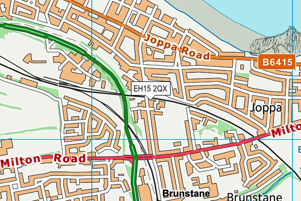 EH15 2QX map - OS VectorMap District (Ordnance Survey) EH15 2QX map - OS VectorMap District (Ordnance Survey)