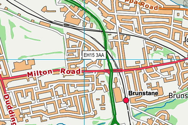 EH15 3AA map - OS VectorMap District (Ordnance Survey) EH15 3AA map - OS VectorMap District (Ordnance Survey)