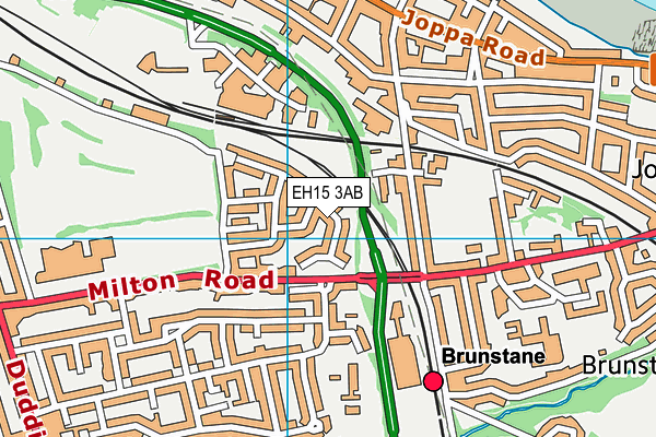 EH15 3AB map - OS VectorMap District (Ordnance Survey) EH15 3AB map - OS VectorMap District (Ordnance Survey)