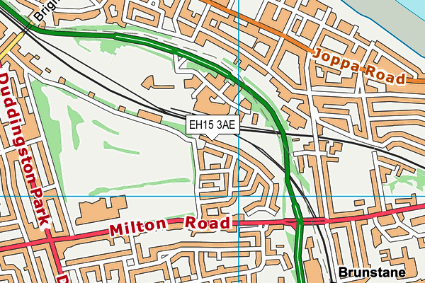 EH15 3AE map - OS VectorMap District (Ordnance Survey) EH15 3AE map - OS VectorMap District (Ordnance Survey)
