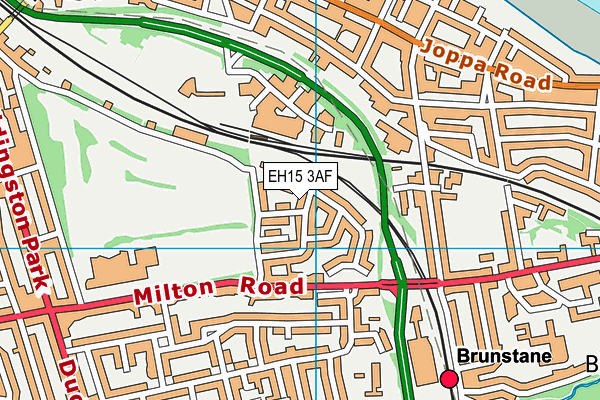 EH15 3AF map - OS VectorMap District (Ordnance Survey) EH15 3AF map - OS VectorMap District (Ordnance Survey)