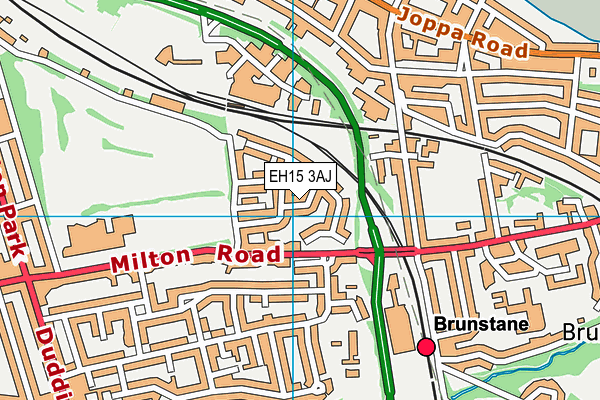 EH15 3AJ map - OS VectorMap District (Ordnance Survey) EH15 3AJ map - OS VectorMap District (Ordnance Survey)