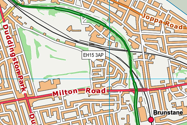 EH15 3AP map - OS VectorMap District (Ordnance Survey) EH15 3AP map - OS VectorMap District (Ordnance Survey)