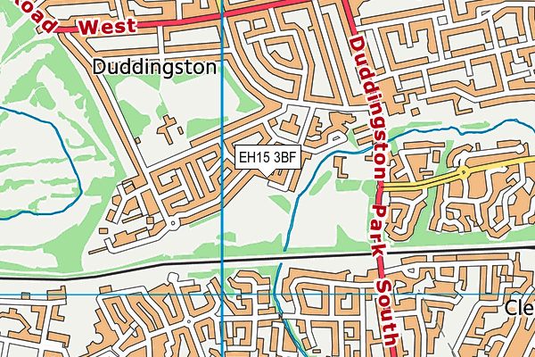 EH15 3BF map - OS VectorMap District (Ordnance Survey) EH15 3BF map - OS VectorMap District (Ordnance Survey)
