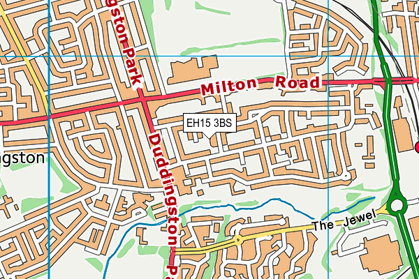 EH15 3BS map - OS VectorMap District (Ordnance Survey) EH15 3BS map - OS VectorMap District (Ordnance Survey)