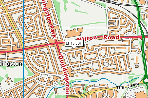 EH15 3BT map - OS VectorMap District (Ordnance Survey) EH15 3BT map - OS VectorMap District (Ordnance Survey)