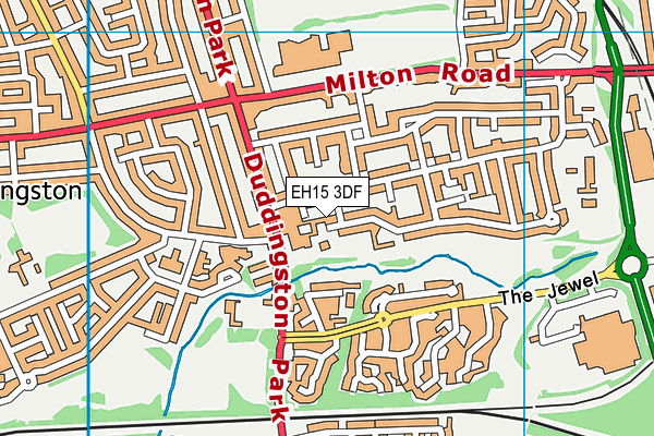 EH15 3DF map - OS VectorMap District (Ordnance Survey) EH15 3DF map - OS VectorMap District (Ordnance Survey)