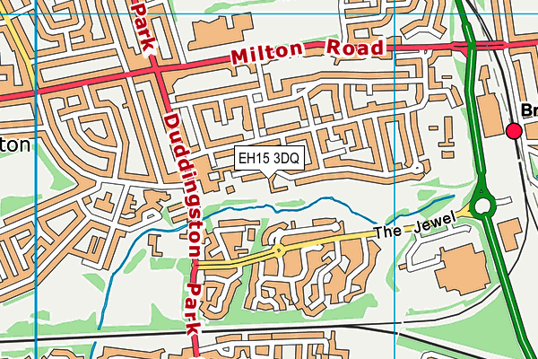EH15 3DQ map - OS VectorMap District (Ordnance Survey) EH15 3DQ map - OS VectorMap District (Ordnance Survey)