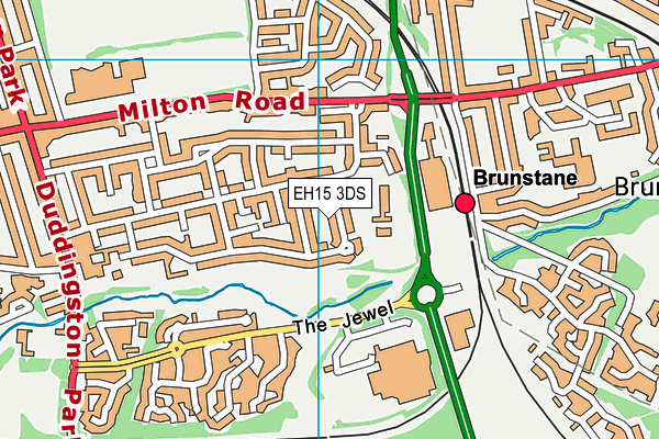 EH15 3DS map - OS VectorMap District (Ordnance Survey) EH15 3DS map - OS VectorMap District (Ordnance Survey)