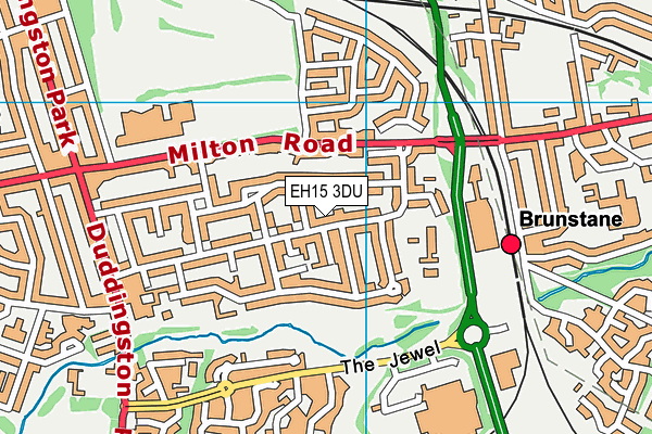 EH15 3DU map - OS VectorMap District (Ordnance Survey) EH15 3DU map - OS VectorMap District (Ordnance Survey)