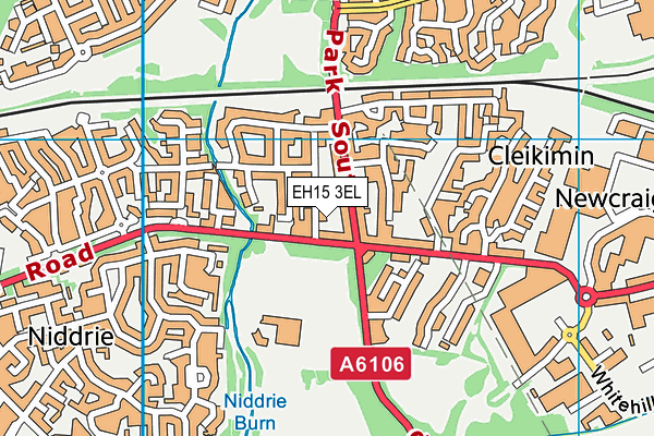 EH15 3EL map - OS VectorMap District (Ordnance Survey) EH15 3EL map - OS VectorMap District (Ordnance Survey)
