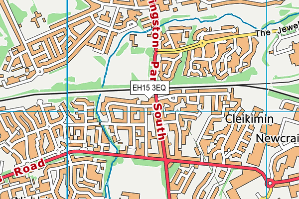 EH15 3EQ map - OS VectorMap District (Ordnance Survey) EH15 3EQ map - OS VectorMap District (Ordnance Survey)