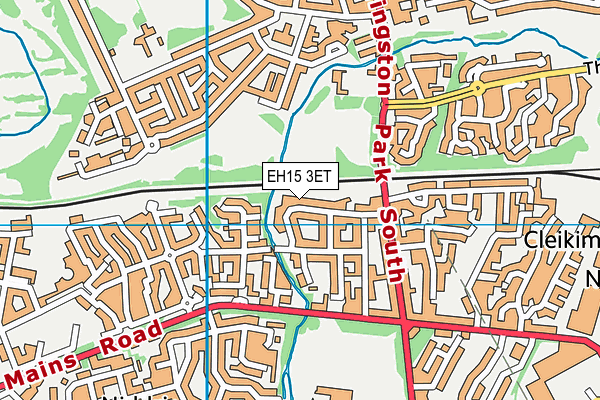 EH15 3ET map - OS VectorMap District (Ordnance Survey) EH15 3ET map - OS VectorMap District (Ordnance Survey)