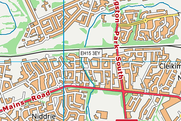 EH15 3EY map - OS VectorMap District (Ordnance Survey) EH15 3EY map - OS VectorMap District (Ordnance Survey)