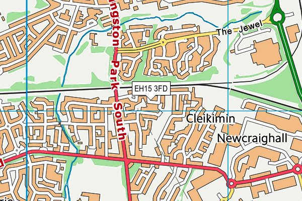 EH15 3FD map - OS VectorMap District (Ordnance Survey) EH15 3FD map - OS VectorMap District (Ordnance Survey)