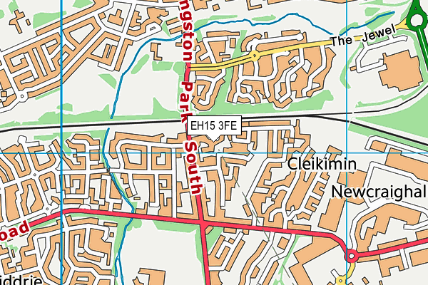 EH15 3FE map - OS VectorMap District (Ordnance Survey) EH15 3FE map - OS VectorMap District (Ordnance Survey)