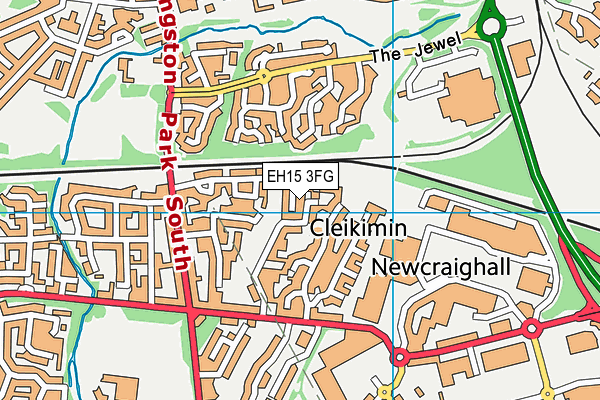 EH15 3FG map - OS VectorMap District (Ordnance Survey) EH15 3FG map - OS VectorMap District (Ordnance Survey)