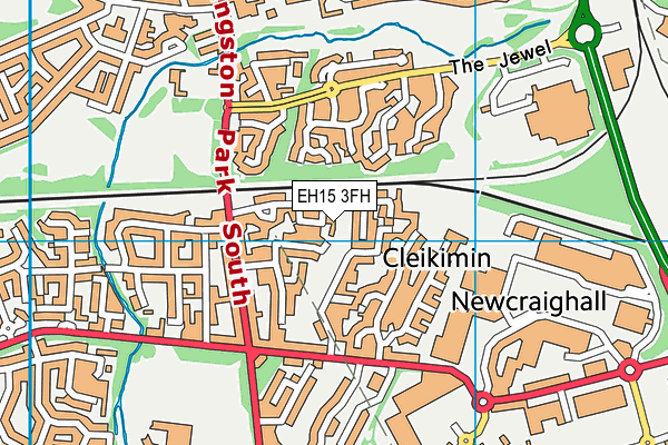 EH15 3FH map - OS VectorMap District (Ordnance Survey) EH15 3FH map - OS VectorMap District (Ordnance Survey)