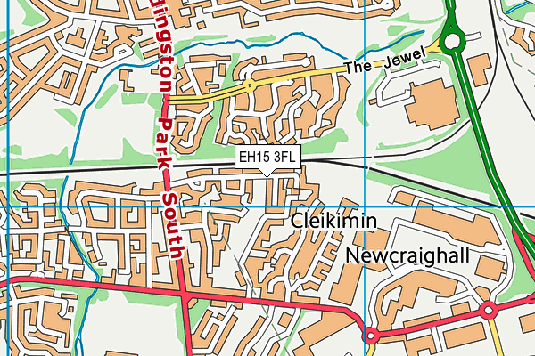 EH15 3FL map - OS VectorMap District (Ordnance Survey) EH15 3FL map - OS VectorMap District (Ordnance Survey)