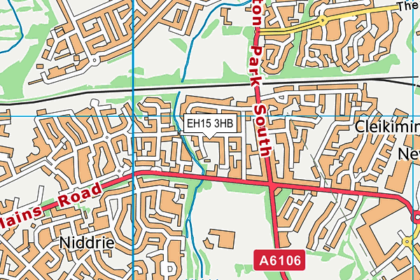 EH15 3HB map - OS VectorMap District (Ordnance Survey) EH15 3HB map - OS VectorMap District (Ordnance Survey)