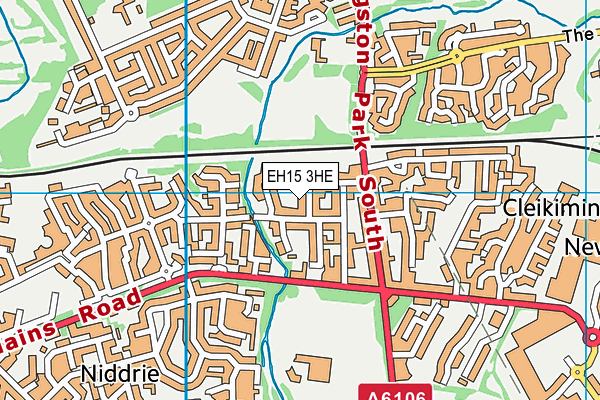 EH15 3HE map - OS VectorMap District (Ordnance Survey) EH15 3HE map - OS VectorMap District (Ordnance Survey)