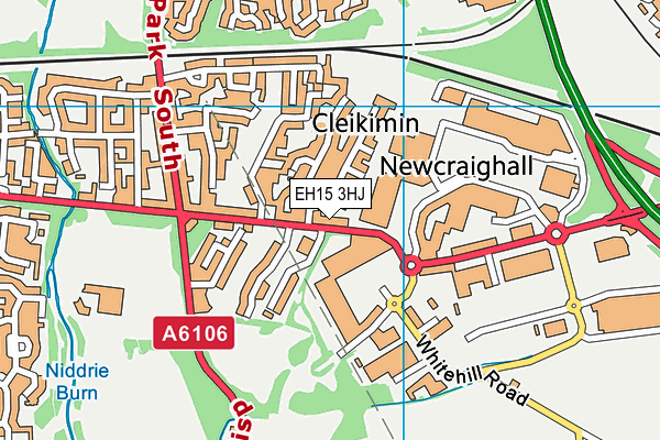 EH15 3HJ map - OS VectorMap District (Ordnance Survey) EH15 3HJ map - OS VectorMap District (Ordnance Survey)