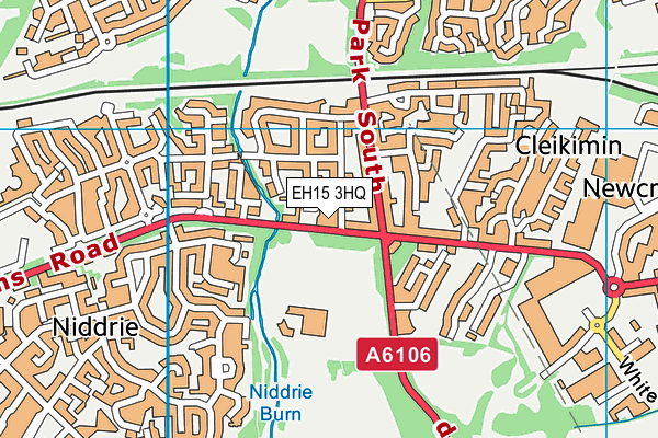 EH15 3HQ map - OS VectorMap District (Ordnance Survey) EH15 3HQ map - OS VectorMap District (Ordnance Survey)