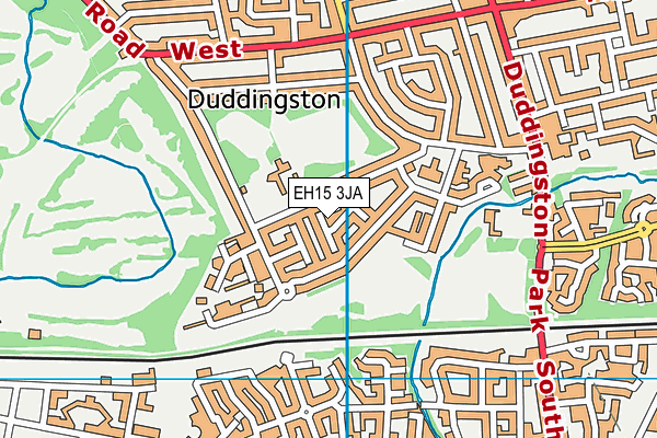 EH15 3JA map - OS VectorMap District (Ordnance Survey) EH15 3JA map - OS VectorMap District (Ordnance Survey)