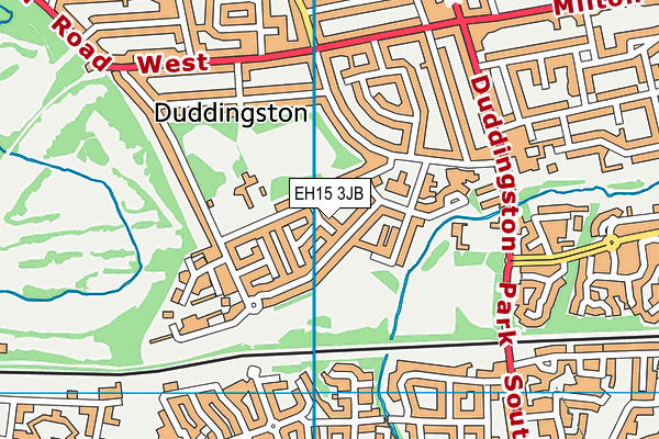 EH15 3JB map - OS VectorMap District (Ordnance Survey) EH15 3JB map - OS VectorMap District (Ordnance Survey)
