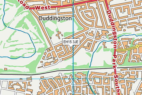 EH15 3JE map - OS VectorMap District (Ordnance Survey) EH15 3JE map - OS VectorMap District (Ordnance Survey)