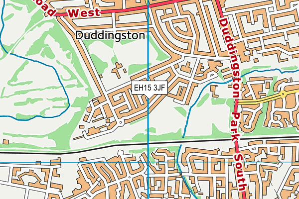 EH15 3JF map - OS VectorMap District (Ordnance Survey) EH15 3JF map - OS VectorMap District (Ordnance Survey)
