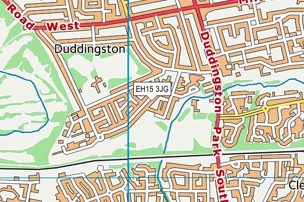 EH15 3JG map - OS VectorMap District (Ordnance Survey) EH15 3JG map - OS VectorMap District (Ordnance Survey)