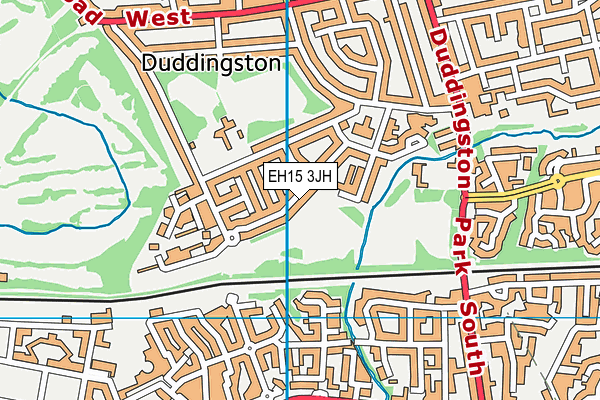 EH15 3JH map - OS VectorMap District (Ordnance Survey) EH15 3JH map - OS VectorMap District (Ordnance Survey)