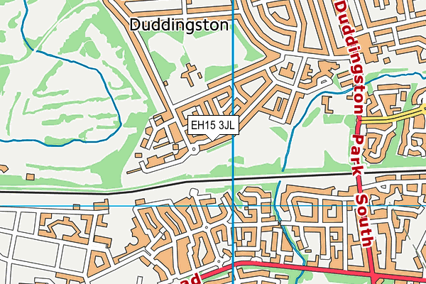 EH15 3JL map - OS VectorMap District (Ordnance Survey) EH15 3JL map - OS VectorMap District (Ordnance Survey)