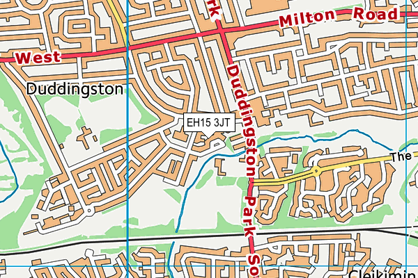 EH15 3JT map - OS VectorMap District (Ordnance Survey) EH15 3JT map - OS VectorMap District (Ordnance Survey)