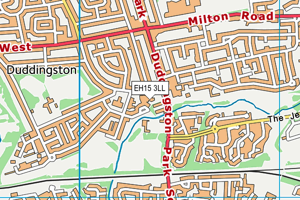 EH15 3LL map - OS VectorMap District (Ordnance Survey) EH15 3LL map - OS VectorMap District (Ordnance Survey)