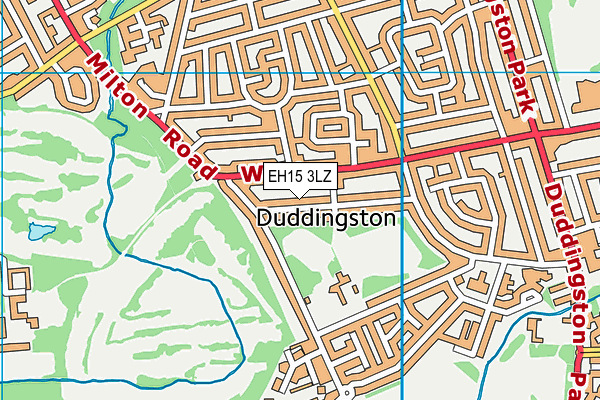 EH15 3LZ map - OS VectorMap District (Ordnance Survey) EH15 3LZ map - OS VectorMap District (Ordnance Survey)