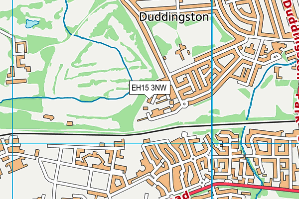 EH15 3NW map - OS VectorMap District (Ordnance Survey) EH15 3NW map - OS VectorMap District (Ordnance Survey)