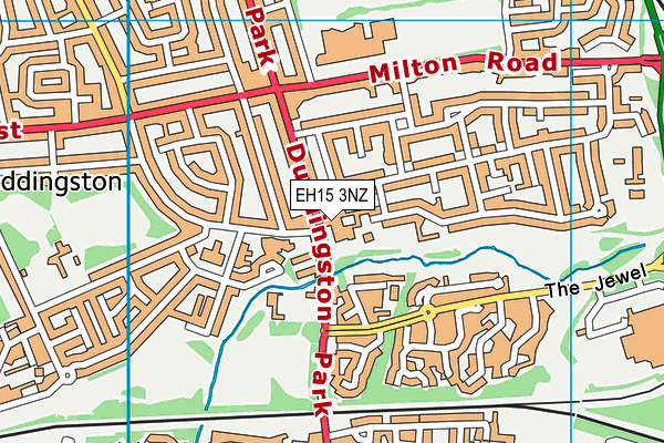 EH15 3NZ map - OS VectorMap District (Ordnance Survey) EH15 3NZ map - OS VectorMap District (Ordnance Survey)