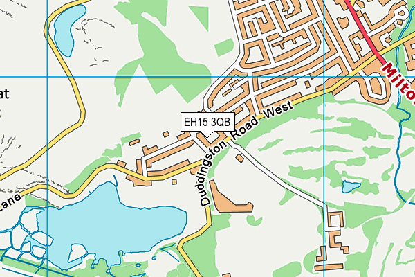 EH15 3QB map - OS VectorMap District (Ordnance Survey) EH15 3QB map - OS VectorMap District (Ordnance Survey)