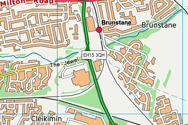 EH15 3QH map - OS VectorMap District (Ordnance Survey) EH15 3QH map - OS VectorMap District (Ordnance Survey)