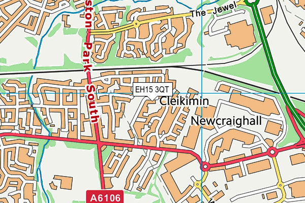 EH15 3QT map - OS VectorMap District (Ordnance Survey) EH15 3QT map - OS VectorMap District (Ordnance Survey)