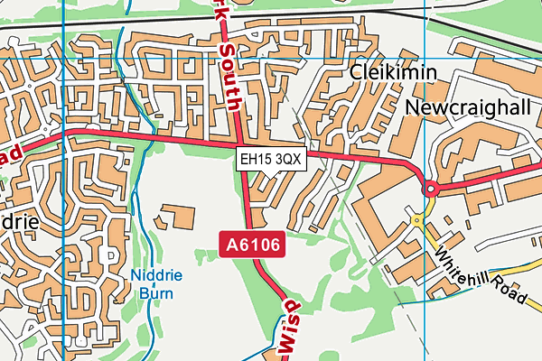 EH15 3QX map - OS VectorMap District (Ordnance Survey) EH15 3QX map - OS VectorMap District (Ordnance Survey)