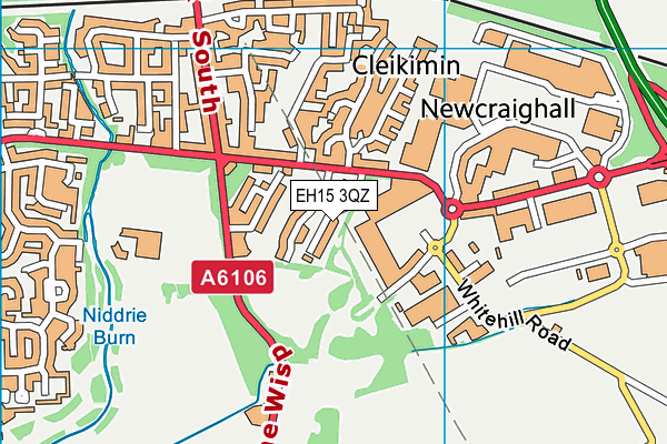 EH15 3QZ map - OS VectorMap District (Ordnance Survey) EH15 3QZ map - OS VectorMap District (Ordnance Survey)