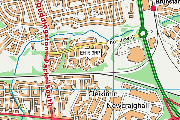 EH15 3RP map - OS VectorMap District (Ordnance Survey) EH15 3RP map - OS VectorMap District (Ordnance Survey)