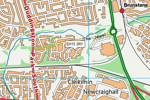 EH15 3RY map - OS VectorMap District (Ordnance Survey) EH15 3RY map - OS VectorMap District (Ordnance Survey)